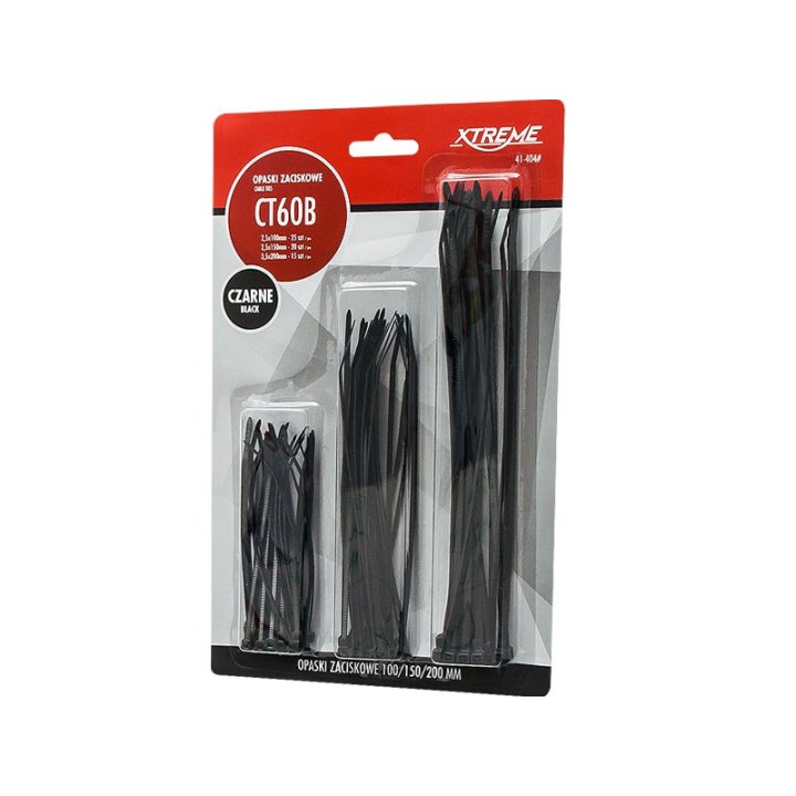 Opaski zacisk zest czarn 2,5/3,5 CT60B