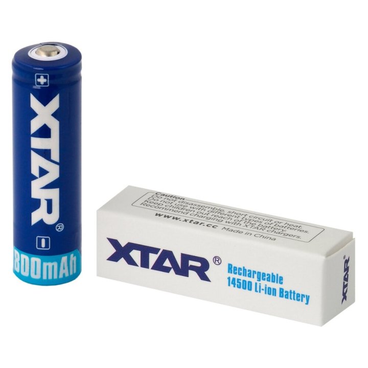 akumulator Xtar 14500 / AA / R6 3,7V Li-ion 800mAh z zabezpieczeniem