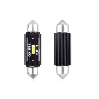 LED CANBUS 1 SMD UltraBright 1860 Festoon 41mm White 12V/24V