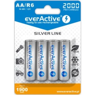 Akumulatorki everActive Ni-MH R6 AA 2000 mAh Silver