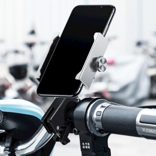 Baseus uchwyt motocyklowy Knight srebrny