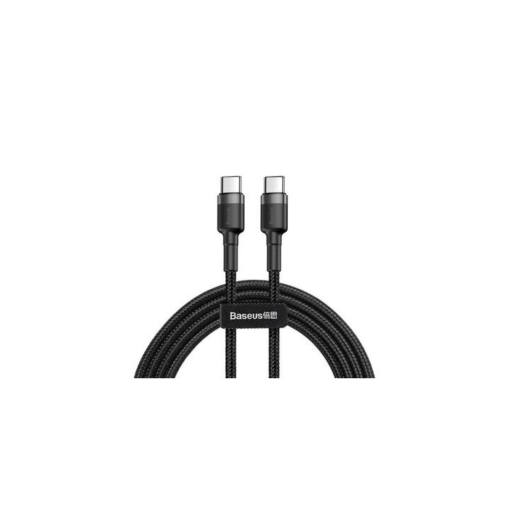 Kabel przewód USB-C PD 2.0 100cm Baseus Cafule CATKLF-GG1 Quick Charge 3.0 3A z obsługą szybkiego ładowania 60W