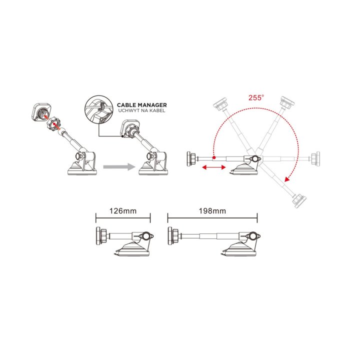 Uchwyt magnetyczny do telefonu HOLD-14