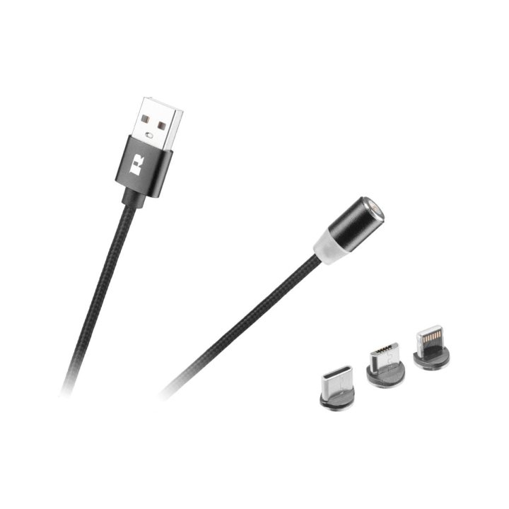 Magnetyczny kabel USB 3w1