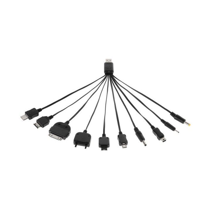 Kabel uniwersalny USB do ładowania GSM(10 typów)