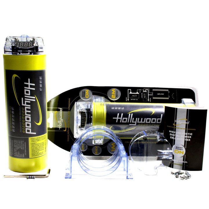 Kondensator samochodowy HOLLYWOOD HCM-1F.