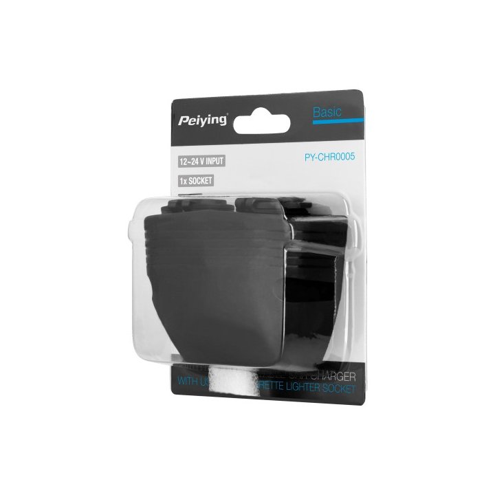 Ładowarka samochodowa 2xUSB 3100 mA + gniazdo zapalniczki