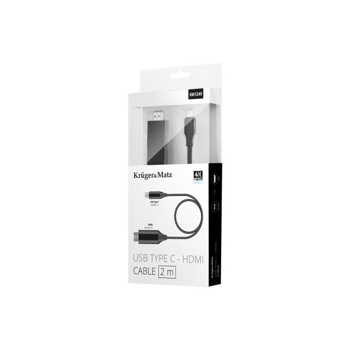 Kabel HDMI - USB typu C 2 m Kruger&Matz