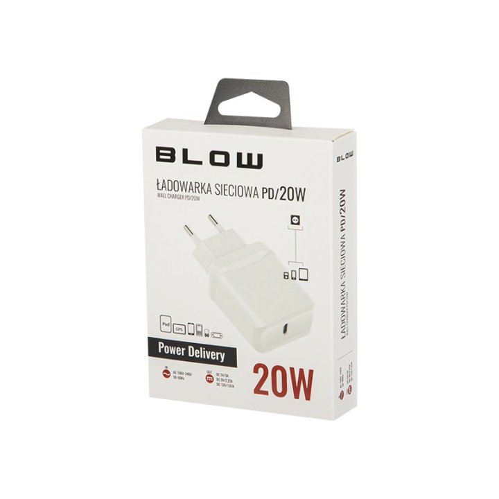 Ładowarka siec. z gn.USB-C PD 20W