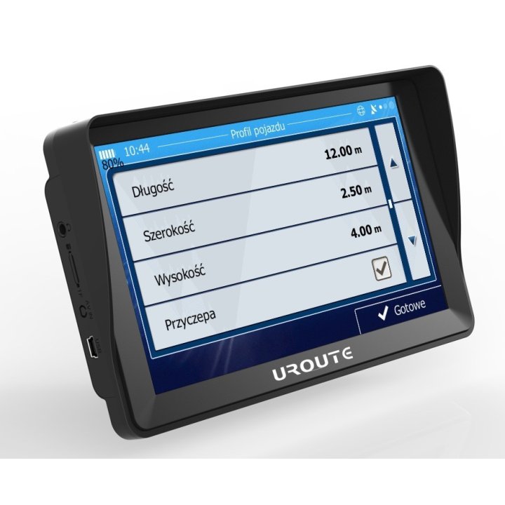 NAWIGACJA GPS 9" UROUTE 84F-9 iGo PrimoTruck Wysoka jasność ekranu!