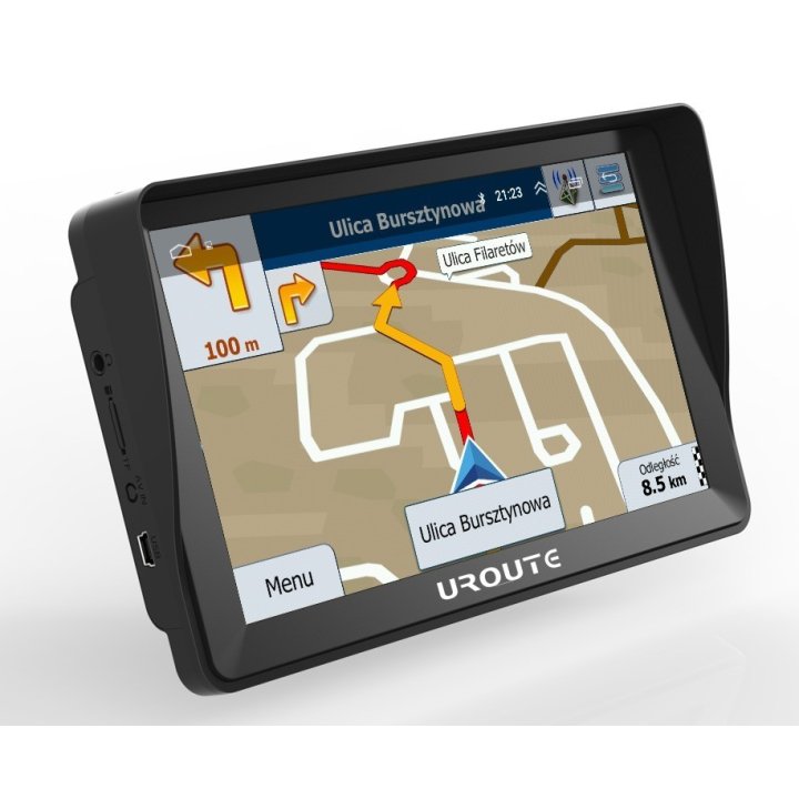NAWIGACJA GPS 9" UROUTE 84F-9 iGo PrimoTruck Wysoka jasność ekranu!