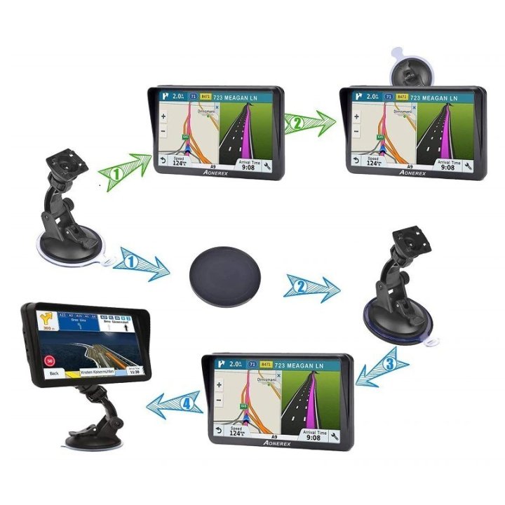 NAWIGACJA GPS 9" UROUTE 84F-9 iGo PrimoTruck Wysoka jasność ekranu!