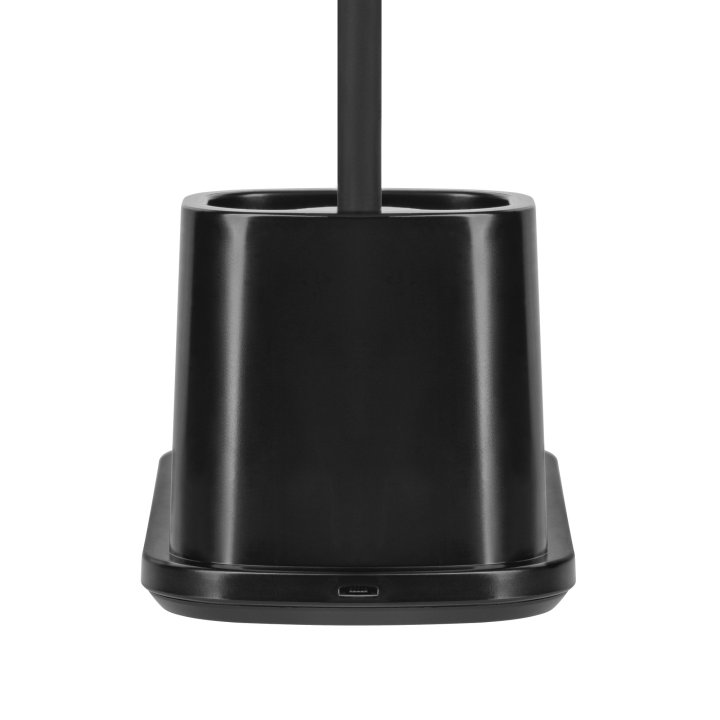 Lampka LED na biurko z ładowarką indukcyjną (czarna)