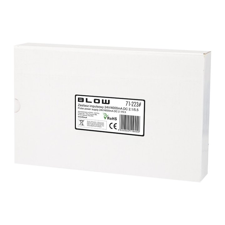 Zasilacz impulsowy 24V/4000mA 2,1/5,5 NOWY
