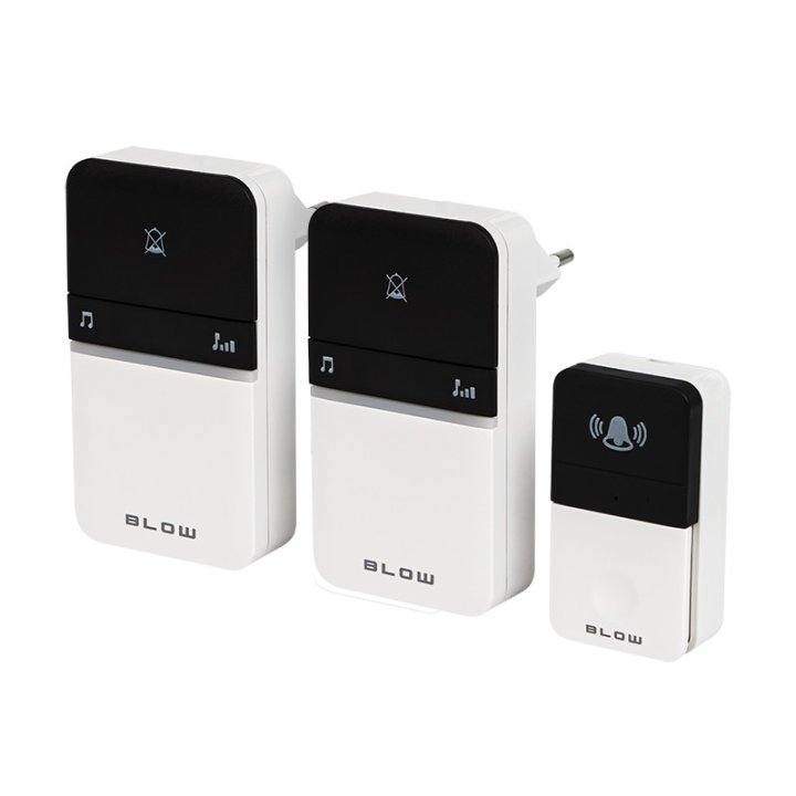 Dzwonek bezprzewodowy KINETIC DK-21 2 odbiorniki 16 melodii