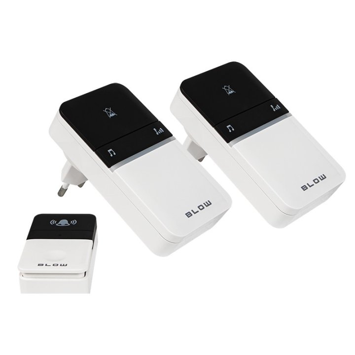 Dzwonek bezprzewodowy KINETIC DK-21 2 odbiorniki 16 melodii