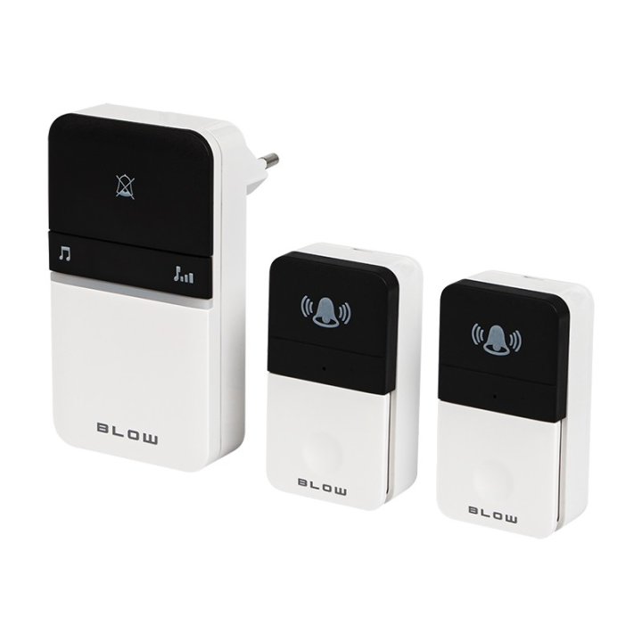 Dzwonek bezprzewodowy KINETIC DK-12 2 nadajniki 16 melodii