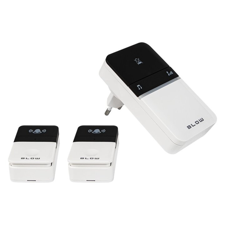 Dzwonek bezprzewodowy KINETIC DK-12 2 nadajniki 16 melodii