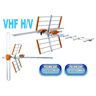 Antena DVB-T AX Galaxy Combo VHF H/V+UHF