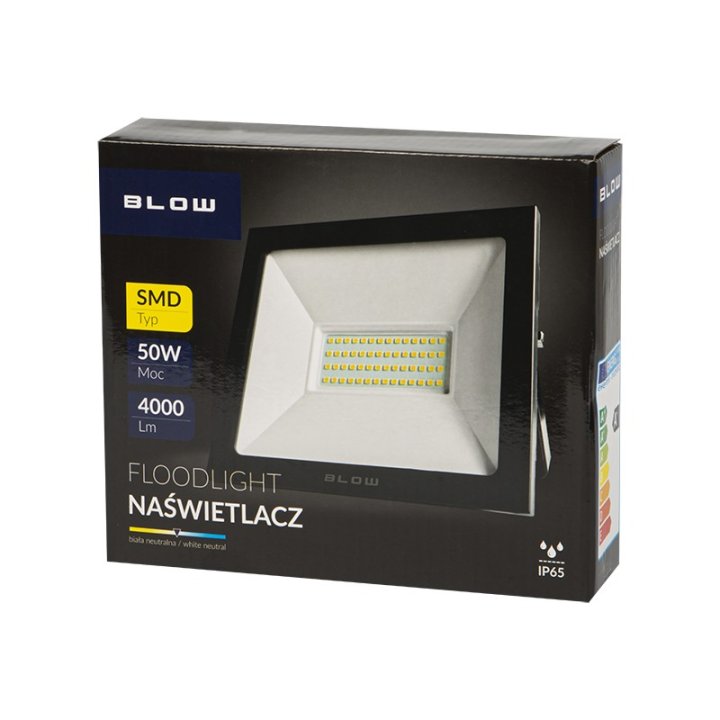 Lampa halogenowa LED SMD 50W światło białe neutralne