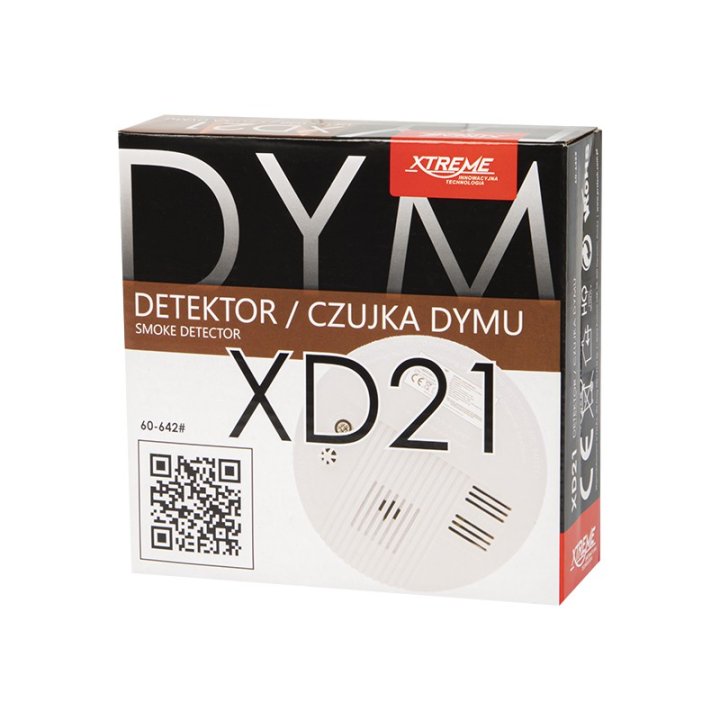 Detektor czujnik dymu XD21 230V