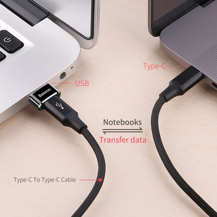 Adapter / przejściówka z USB-C do USB Baseus CAAOTG-01