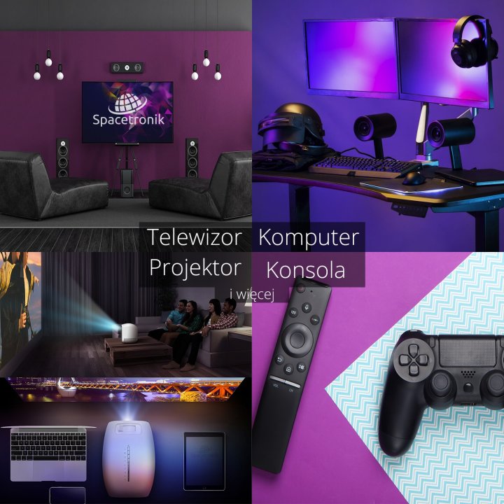 Certyfikowany Kabel HDMI 2.1 8K Spacetronik SH-SPR015 1,5m