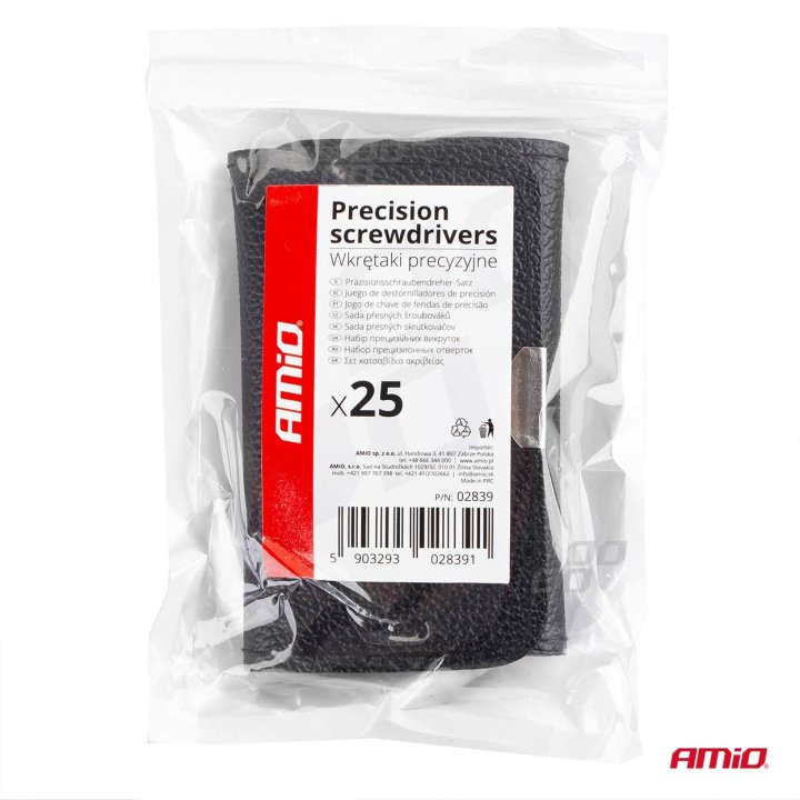 Zestaw wkrętaków precyzyjnych 25 szt