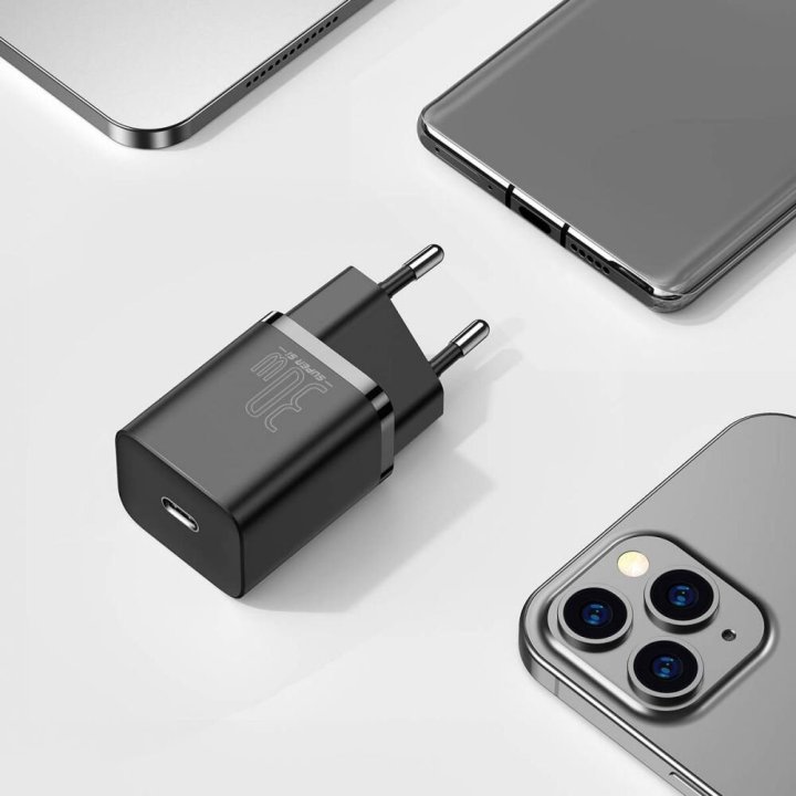 Baseus Super Si Quick Charger 1C 30W CCSUP-J01 szybka ładowarka sieciowa z gniazdem USB-C