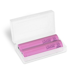 2x akumulator 18650 Li-ion Samsung INR18650-26J 2600mAh - BOX / pojemnik
