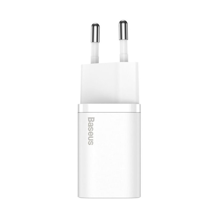 Baseus Super Si Quick Charger 1C 25W TZCCSUP-L02 szybka ładowarka sieciowa z gniazdem USB-C + kabel