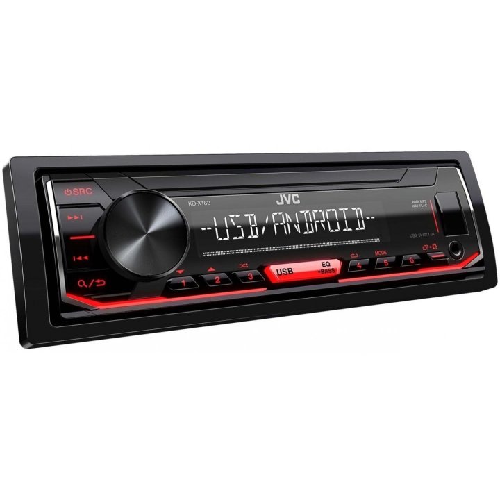 JVC KDX-162 Radio samochodowe USB RED