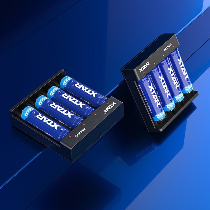Ładowarka do akumulatorów cylindrycznych 18650 Li-ion / NiMH Xtar MC4S